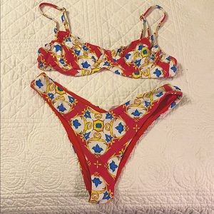 Onia x WeWoreWhat Bikini Swimsuit